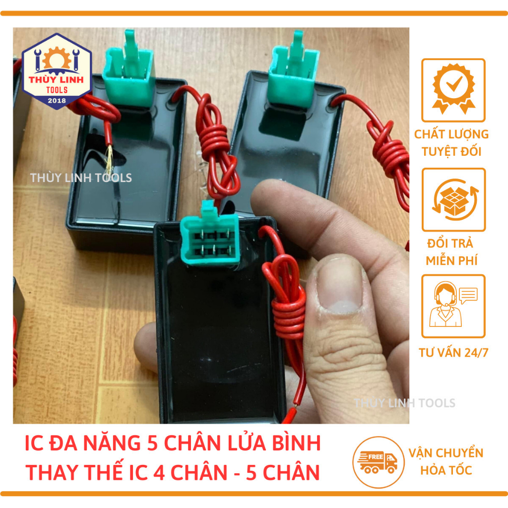 IC đa năng 5 chân lửa bình cho xe máy THÙY LINH TOOLS