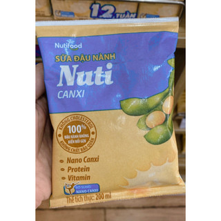 Sữa đậu nành Nuti 200ml bịch