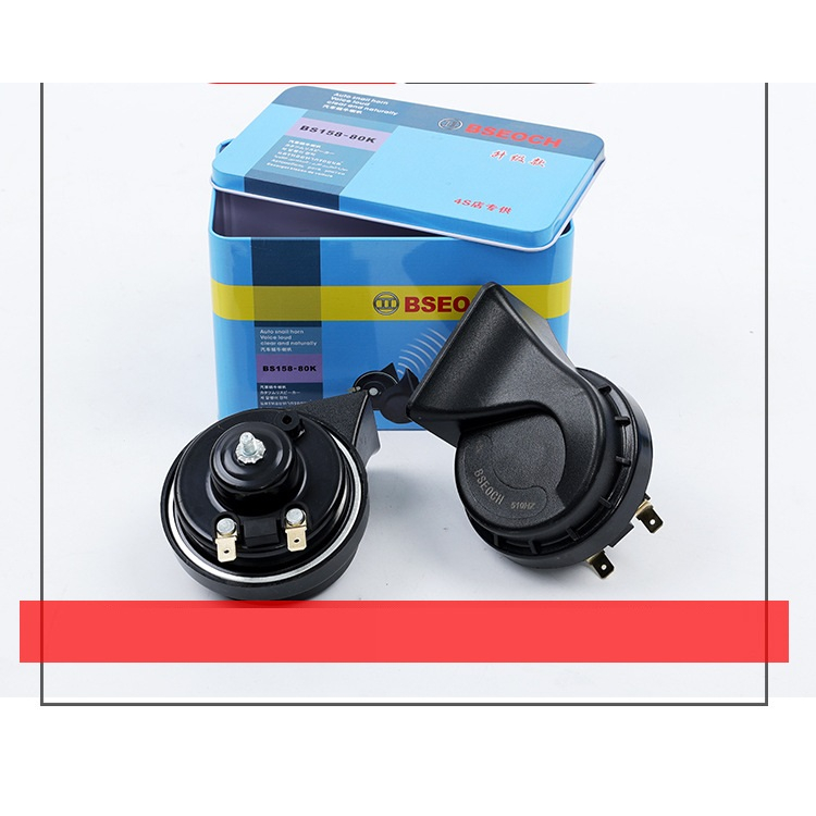 Còi sên, kèn sò ô tô, xe tải, xe máy, âm thanh lớn và chuẩn, trầm 410 Hz, bổng 510 Hz, 1 CẶP, DC12V - BSEOCH