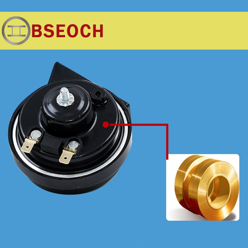 Còi sên, kèn sò ô tô, xe tải, xe máy, âm thanh lớn và chuẩn, trầm 410 Hz, bổng 510 Hz, 1 CẶP, DC12V - BSEOCH