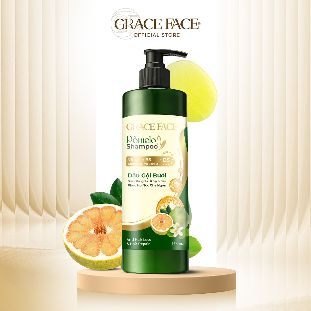 Dầu Gội Thiên Nhiên Chiết Xuất Từ Tinh Chất Bưởi Grace Face