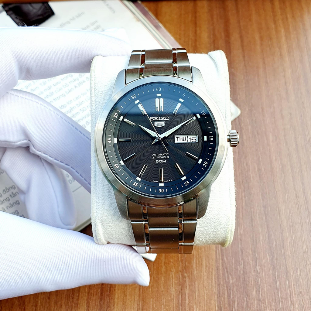 Đồng Hồ Nam SEIKO 5 Automatic SNKM87K1 Chính Hãng Tặng Dây Da Cao Cấp