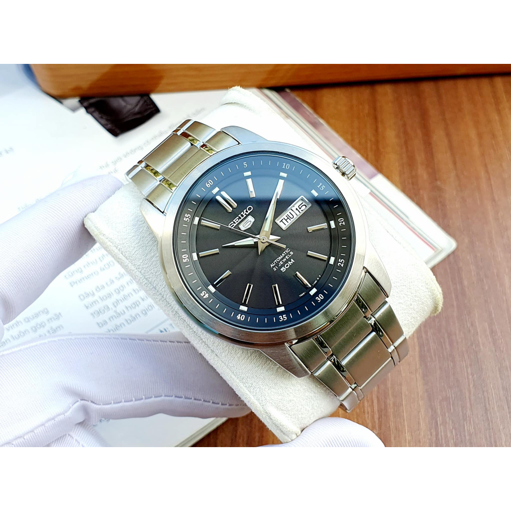 Đồng Hồ Nam SEIKO 5 Automatic SNKM87K1 Chính Hãng Tặng Dây Da Cao Cấp