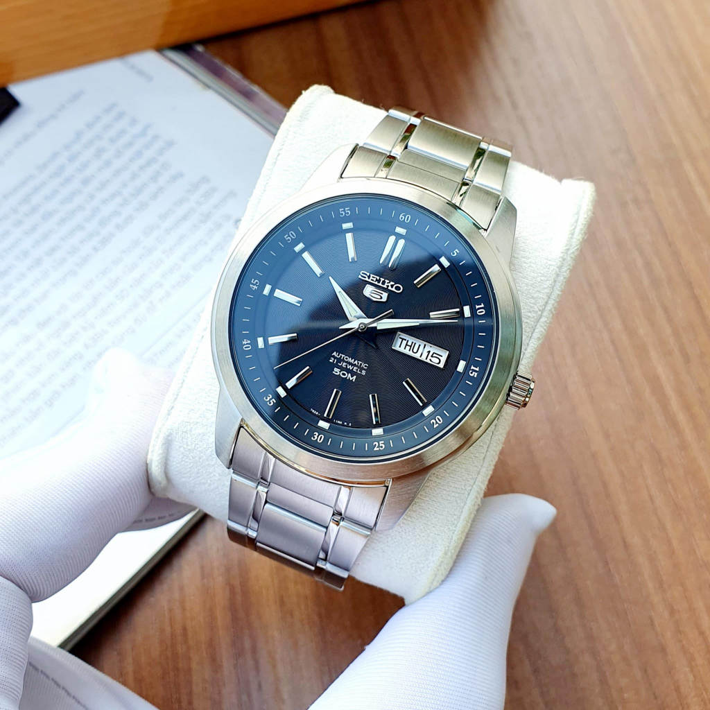 Đồng Hồ Nam SEIKO 5 Automatic SNKM87K1 Chính Hãng Tặng Dây Da Cao Cấp