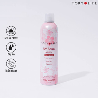  Xịt chống nắng dưỡng ẩm không hương TOKYOLIFE 200g