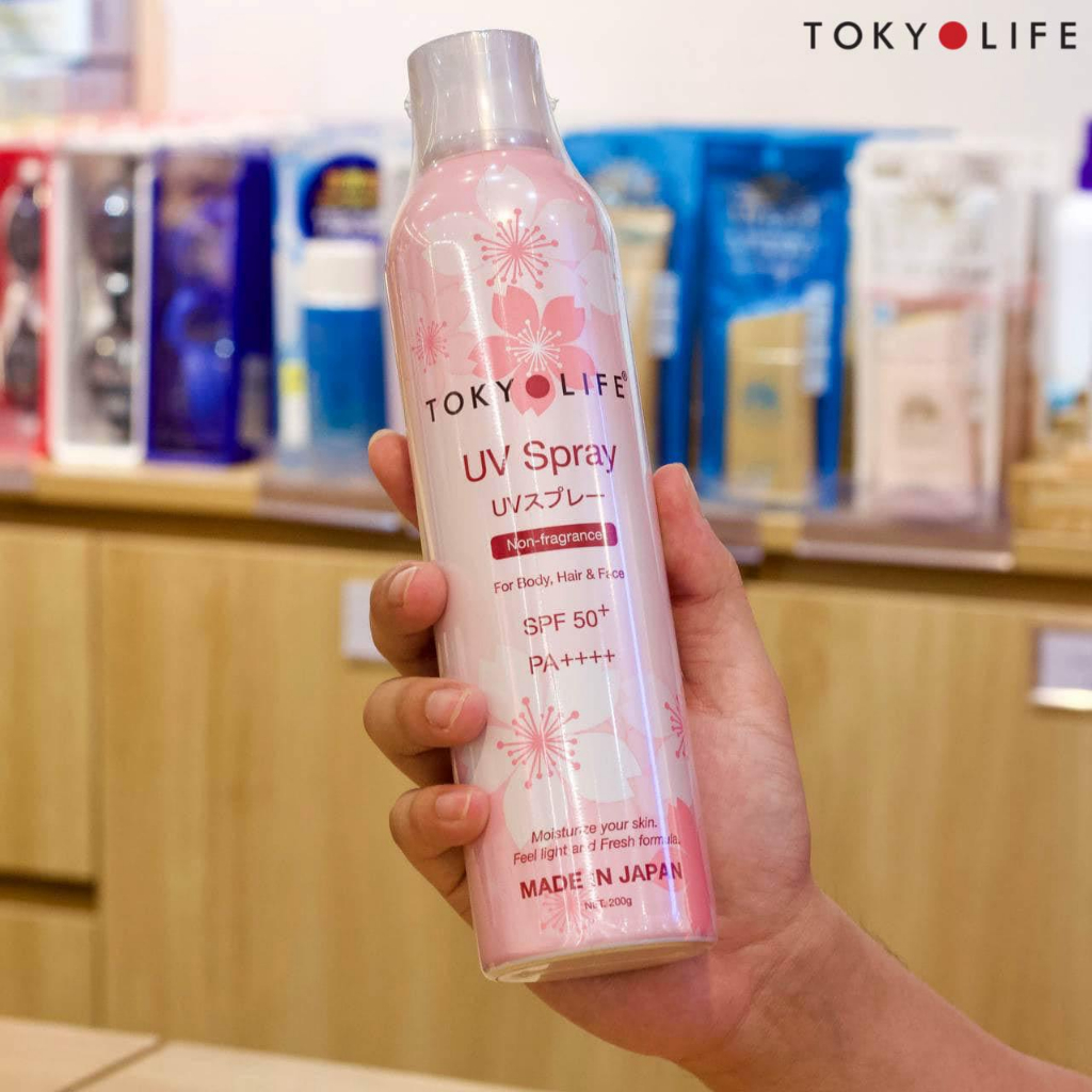Xịt chống nắng dưỡng ẩm không hương TOKYOLIFE 200g