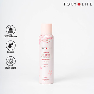  Xịt chống nắng hương nước hoa Fresh Garden TOKYOLIFE - Haruko 100g