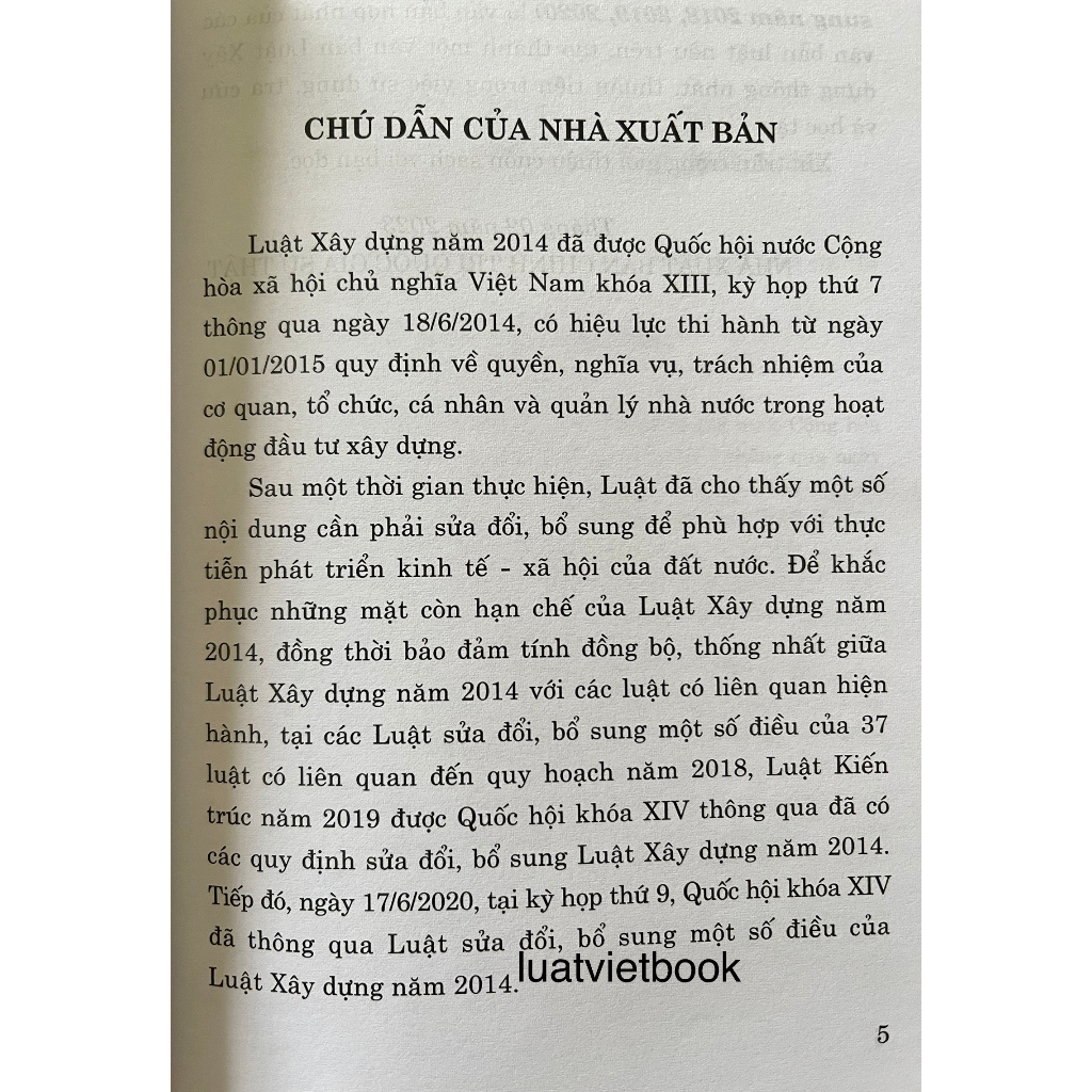 Sách- Luật Xây Dựng