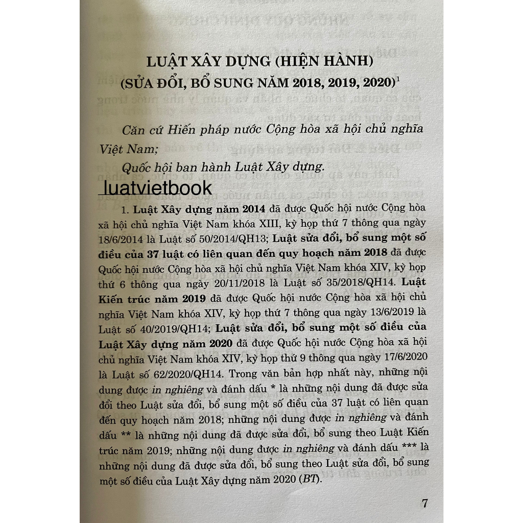 Sách- Luật Xây Dựng