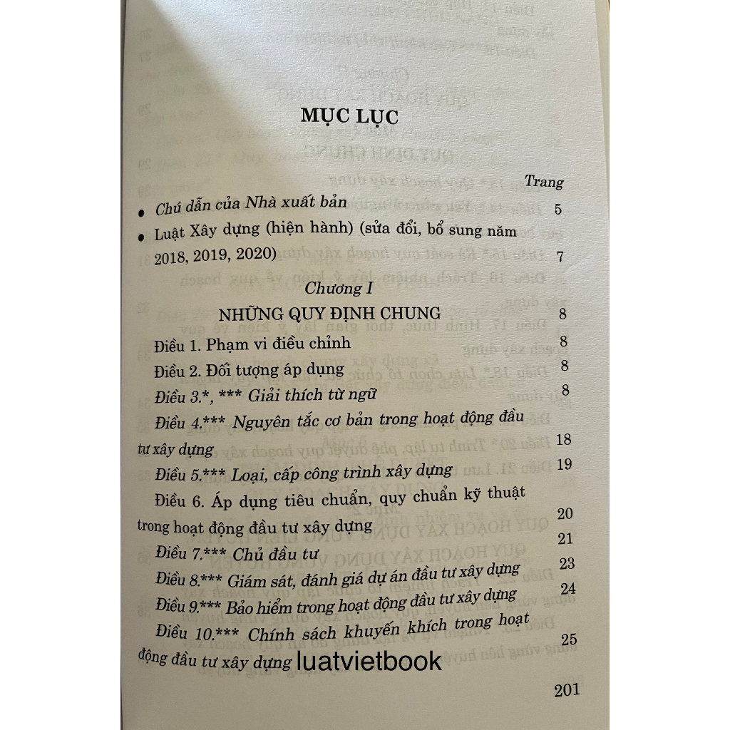 Sách- Luật Xây Dựng