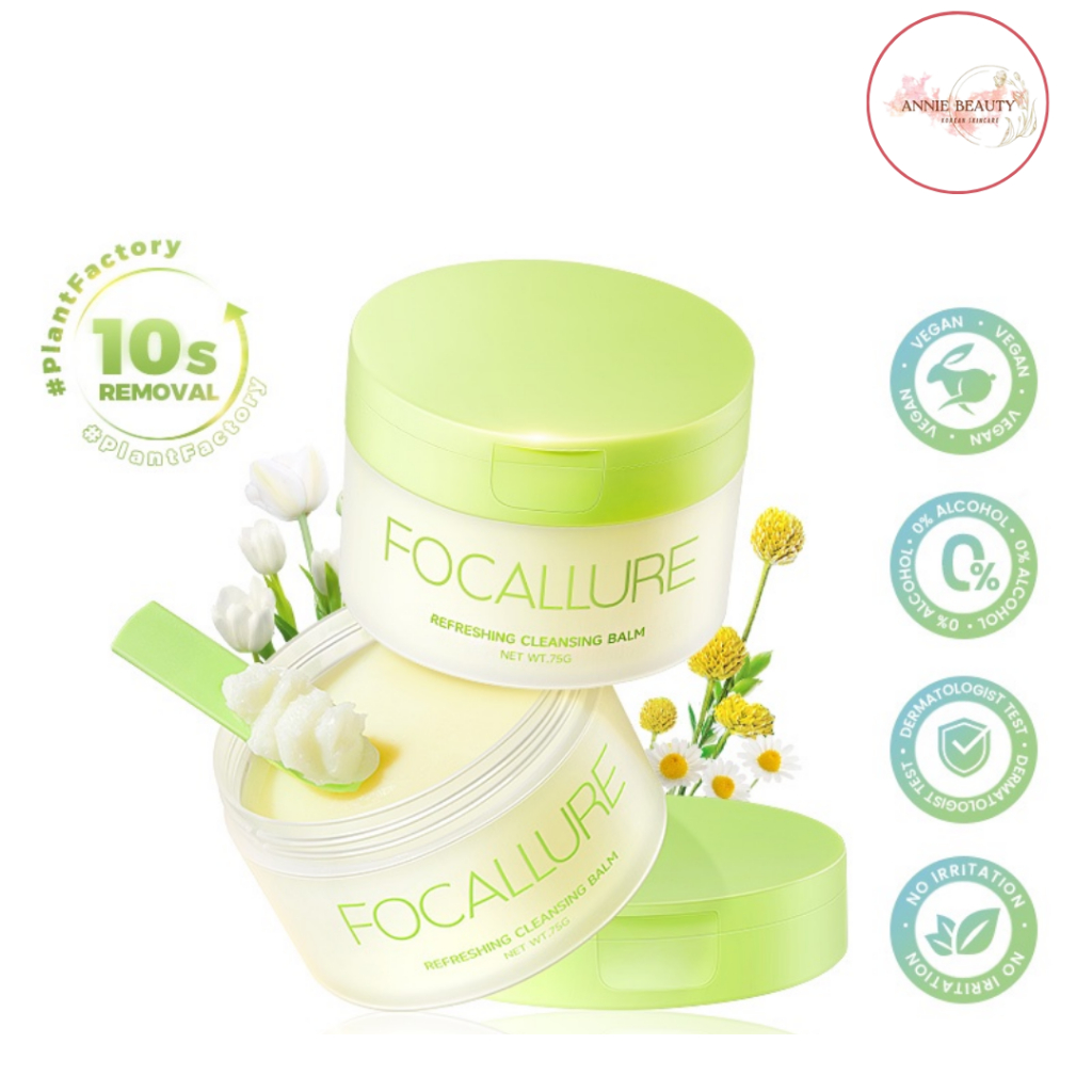 Focallure Kem tẩy trang làm sạch sâu nhanh chóng trong 10s với thành phần từ thực vật, giúp da sạch sáng, ẩm mướt -hủ 8g