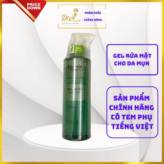Gel rửa mặt giảm mụn Eucerin Pro Acne Cleansing Gel 200ml
