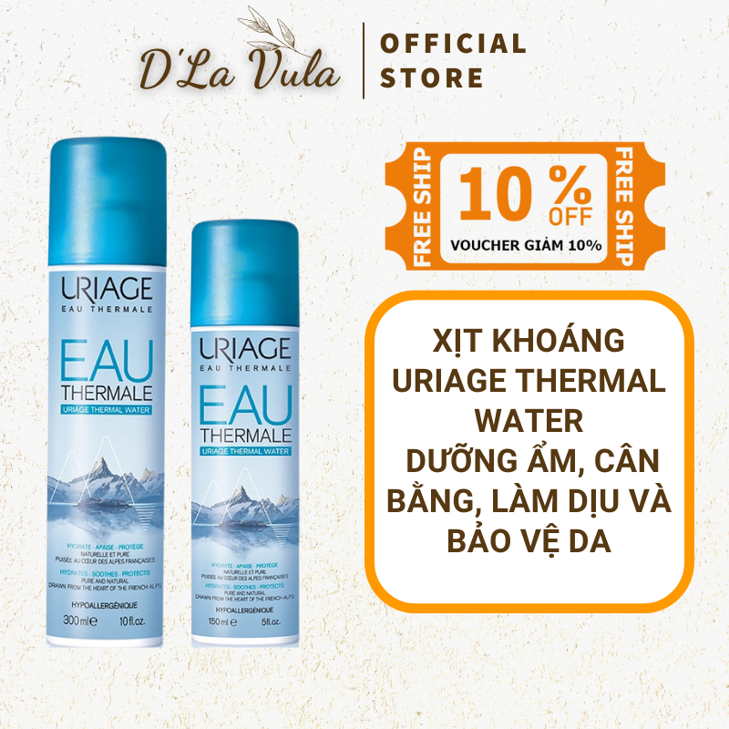 Xịt khoáng cấp ẩm URIAGE THERMAL WATER 50ml - 150ml - 300ml