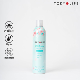  Xịt chống nắng dưỡng ẩm Hương nước hoa TOKYOLIFE 200g