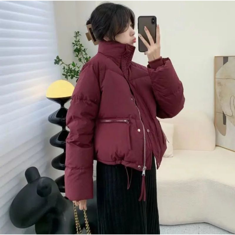 Áo khoác nữ dáng ngắn, phong cách Hàn Quốc. Hàng 3 lớp siêu dày dặn