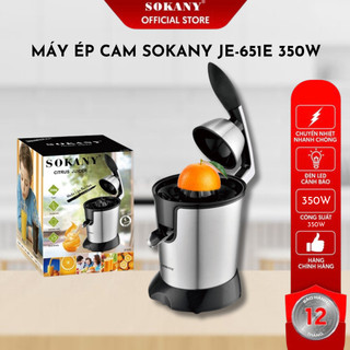 Máy ép nước cam tự động sokany je-651e 350w, hàng chính hãng