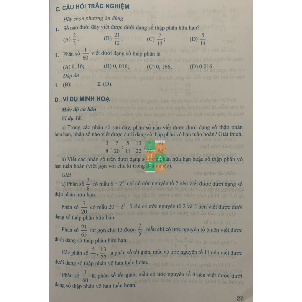 Sách - Toán cơ bản và nâng cao lớp 7
