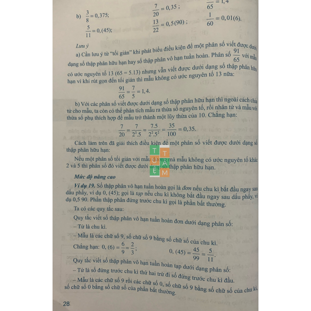 Sách - Toán cơ bản và nâng cao lớp 7