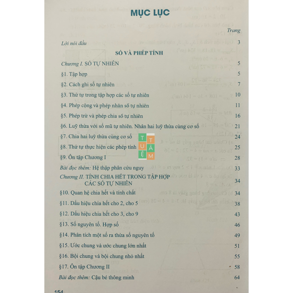 Sách - Toán cơ bản và nâng cao lớp 6