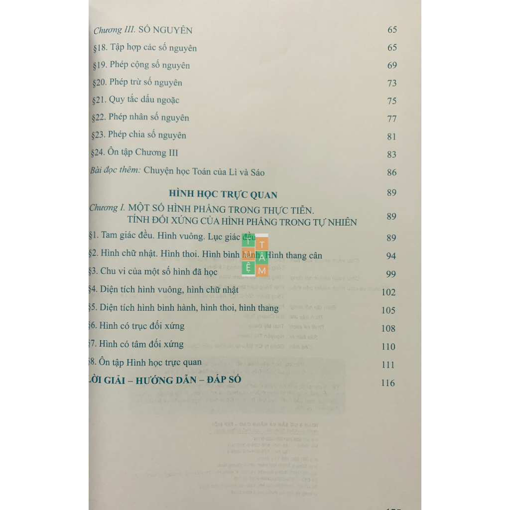 Sách - Toán cơ bản và nâng cao lớp 6