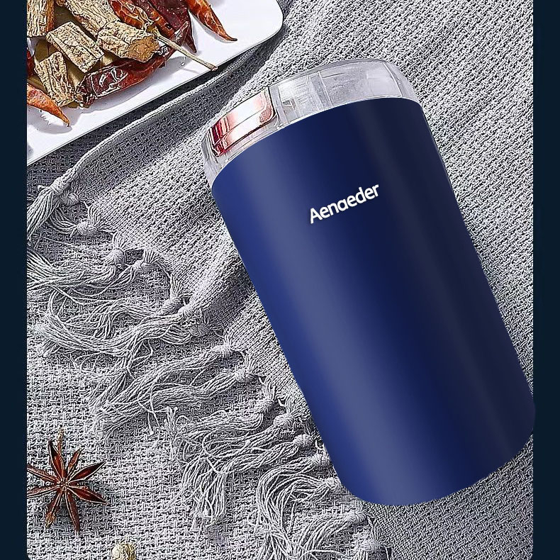 Máy xay nghiền mini cầm tay đa năng, xay bột khô, đậu nành, hạt ngũ cốc, cafe siêu mịn 200W