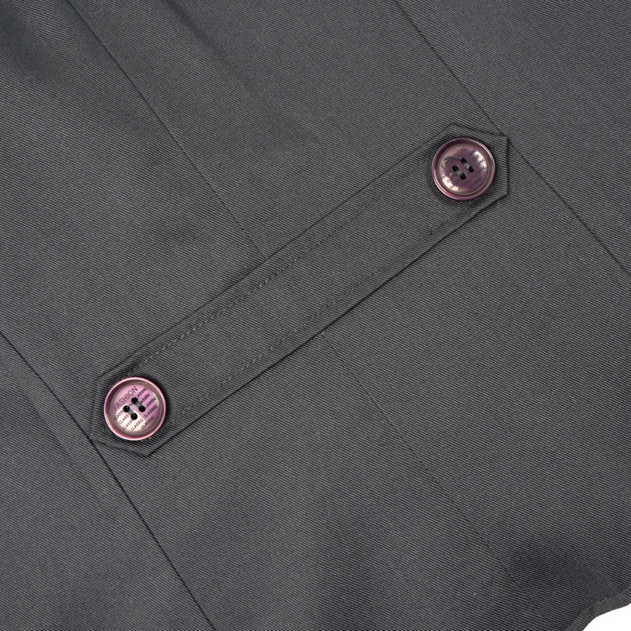 Áo Gile Nam, Đồng Phục Học Sinh Gile Vest 2 Lớp Logo Thêu Ngực