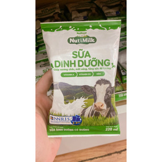 Sữa dinh dưỡng có đường Nutimilk 220ml