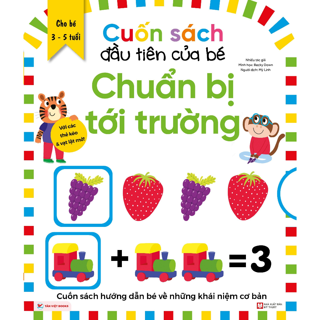 Sách - Cuốn sách đầu tiên của bé - Chuẩn bị tới trường (bìa cứng)