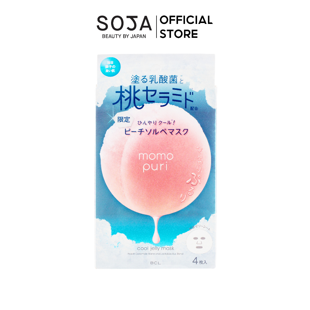 Mặt Nạ Dưỡng Ẩm Hương Đào Tươi Mát Momopuri Jelly Mask Cool 25ml