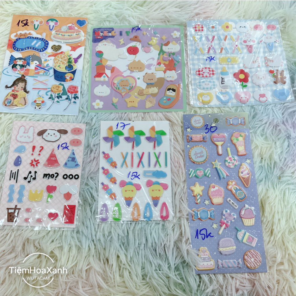 Sticker cho doll Sticker 3D cho doll Hình dán cho búp bê Hình dán dễ thương Sticker cute