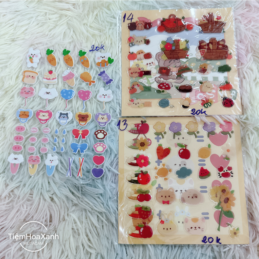 Sticker cho doll Sticker 3D cho doll Hình dán cho búp bê Hình dán dễ thương Sticker cute