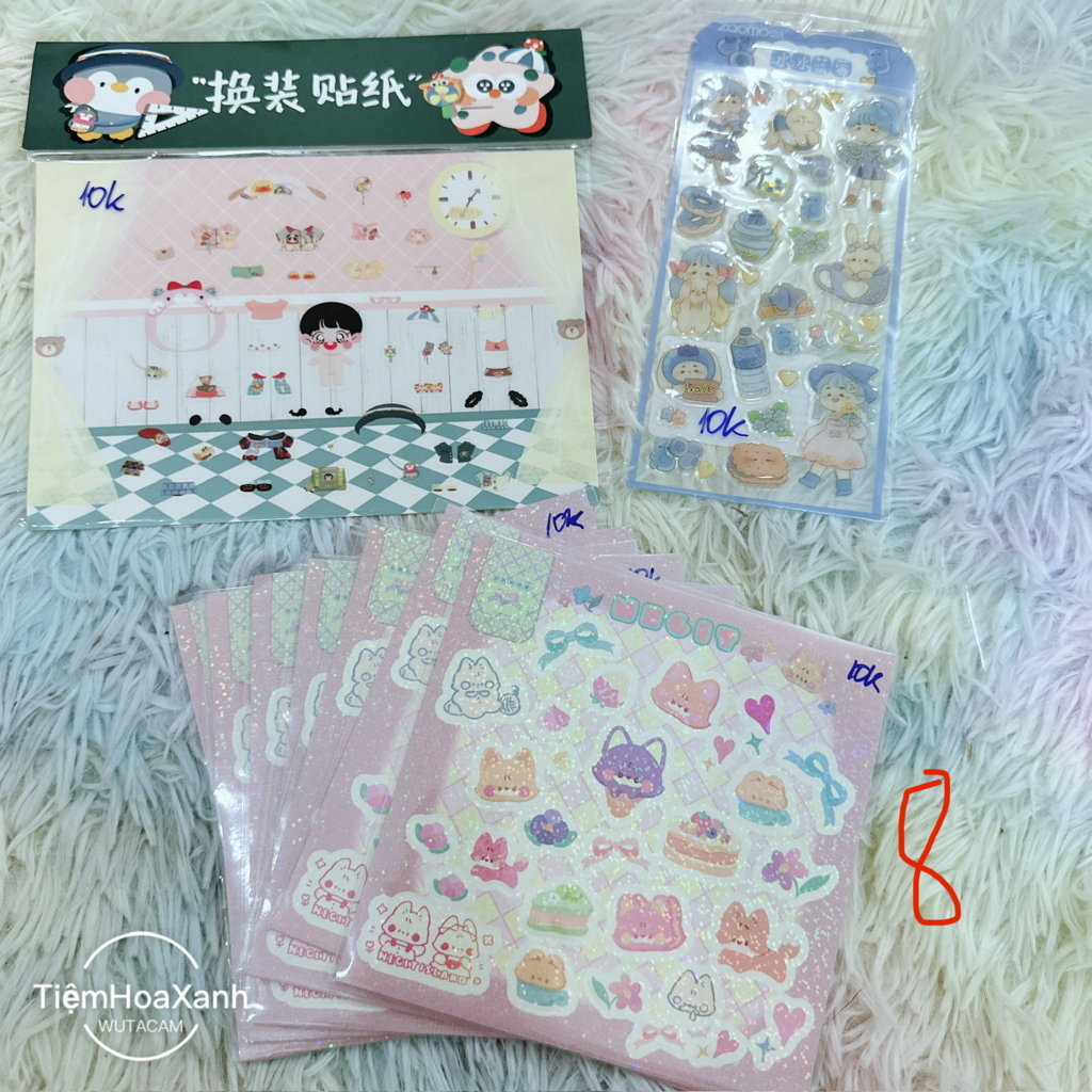 Sticker cho doll Sticker 3D cho doll Hình dán cho búp bê Hình dán dễ thương Sticker cute
