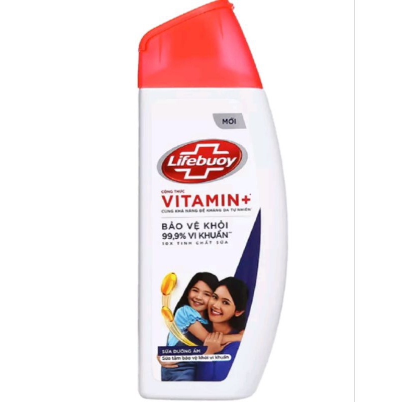 Sữa tắm LIFEBUOY Tầm Xuân Cát Tường /Sữa tắm Kháng Khuẩn  Vitamin+ 240g