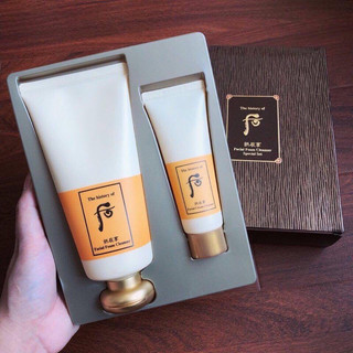 Set Sữa Rửa Mặt Whoo Vàng Đông Y Hoàng Cung -Facial Foam Cleanser