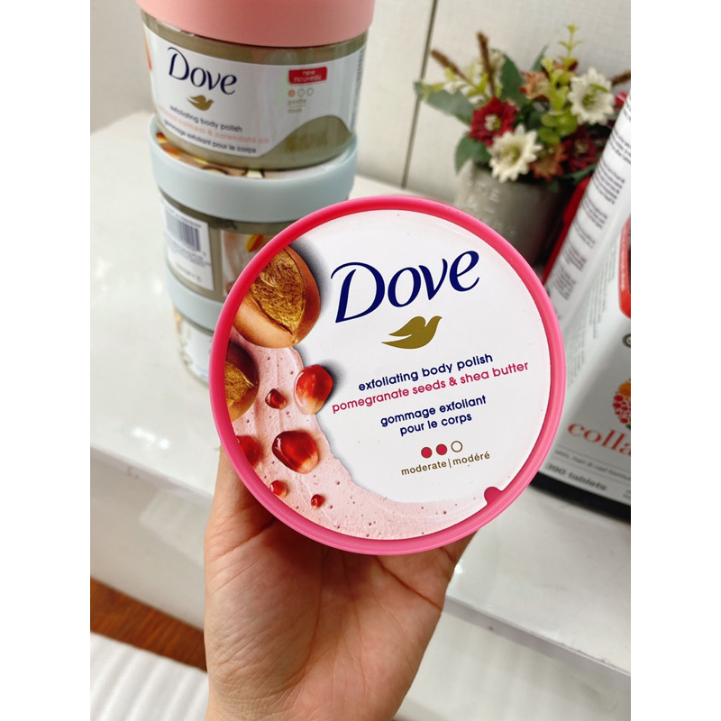 Tẩy da chết body Dove Mỹ