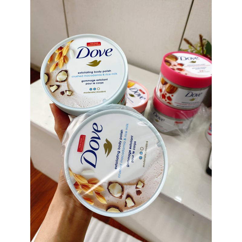 Tẩy da chết body Dove Mỹ