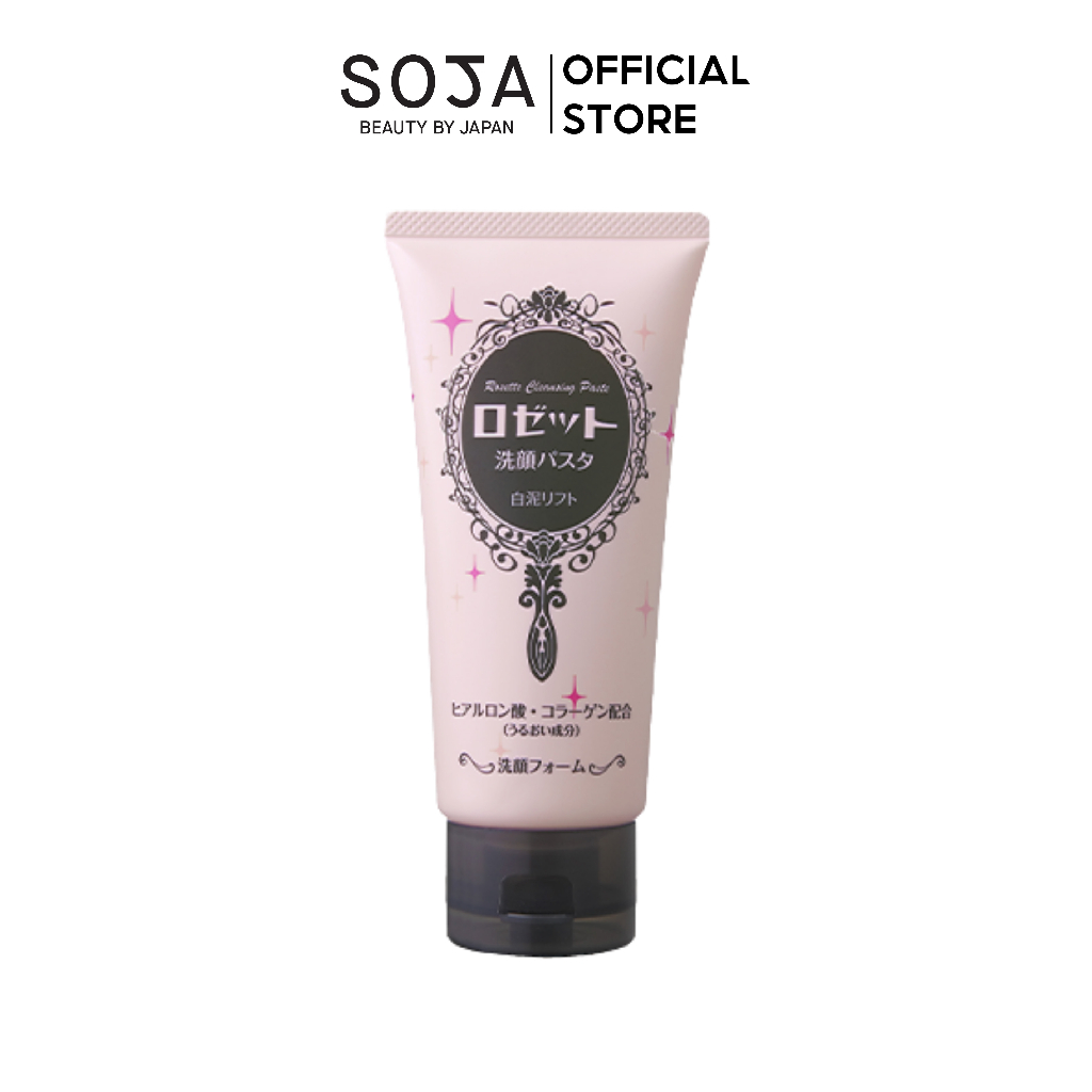 Sữa Rửa Mặt Ẩm Mịn Và Săn Chắc Da Rosette Face Wash Pasta White Clay Lift 120g