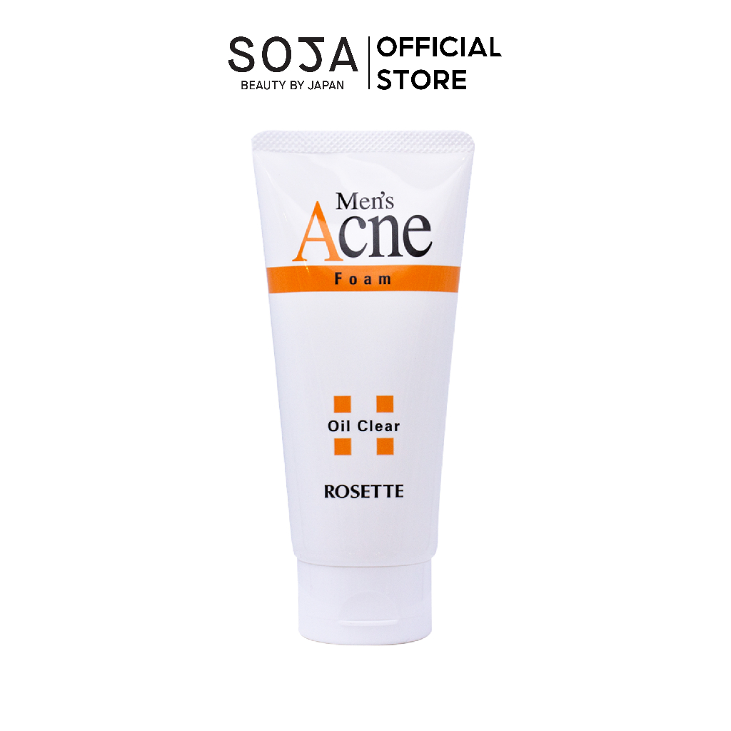 Sữa Rửa Mặt Ngăn Ngừa Mụn Dành Cho Nam Rosette Men's Acne Foam 120G