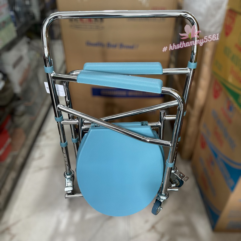 Ghế bô vệ sinh có bánh xe LUCASS G-696