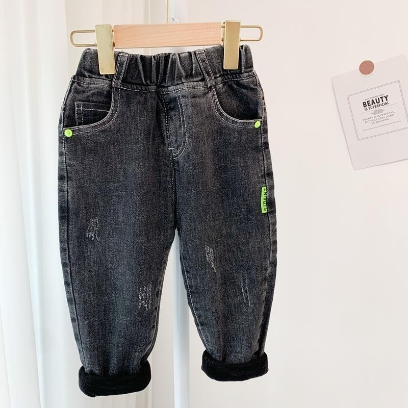 Quần jean đen dành cho bé trai chất co giãn dành cho bé trai full size 10-40kg