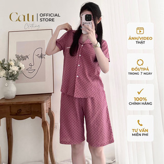 Set bộ đồ ngủ Pyjama đũi xô cao cấp