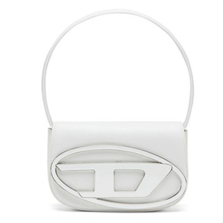 Túi xách nữ Diesel Shoulder Bag kẹp nách kèm dây đeo chéo màu trắng đen bạc cực hot 2023