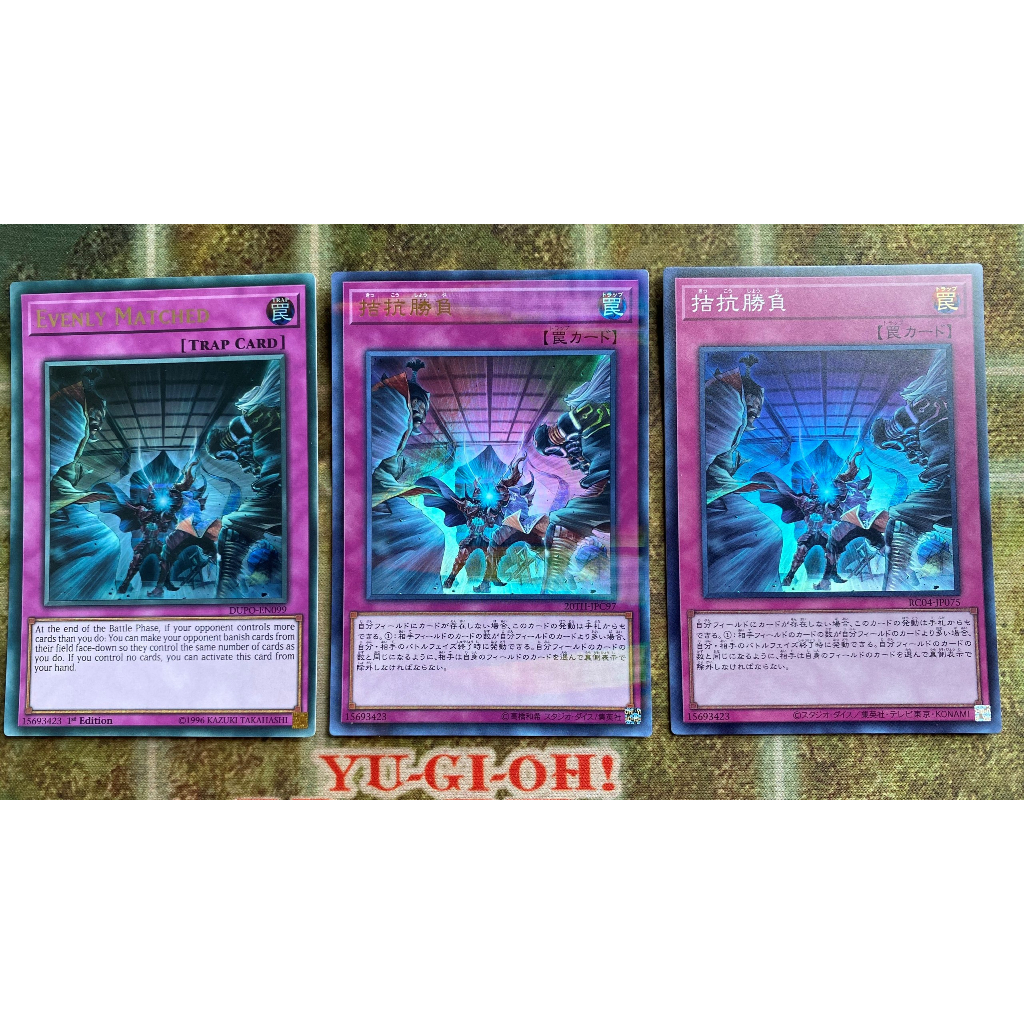 Bài lẻ Yugioh chính hãng TCG và OCG - Evenly Matched