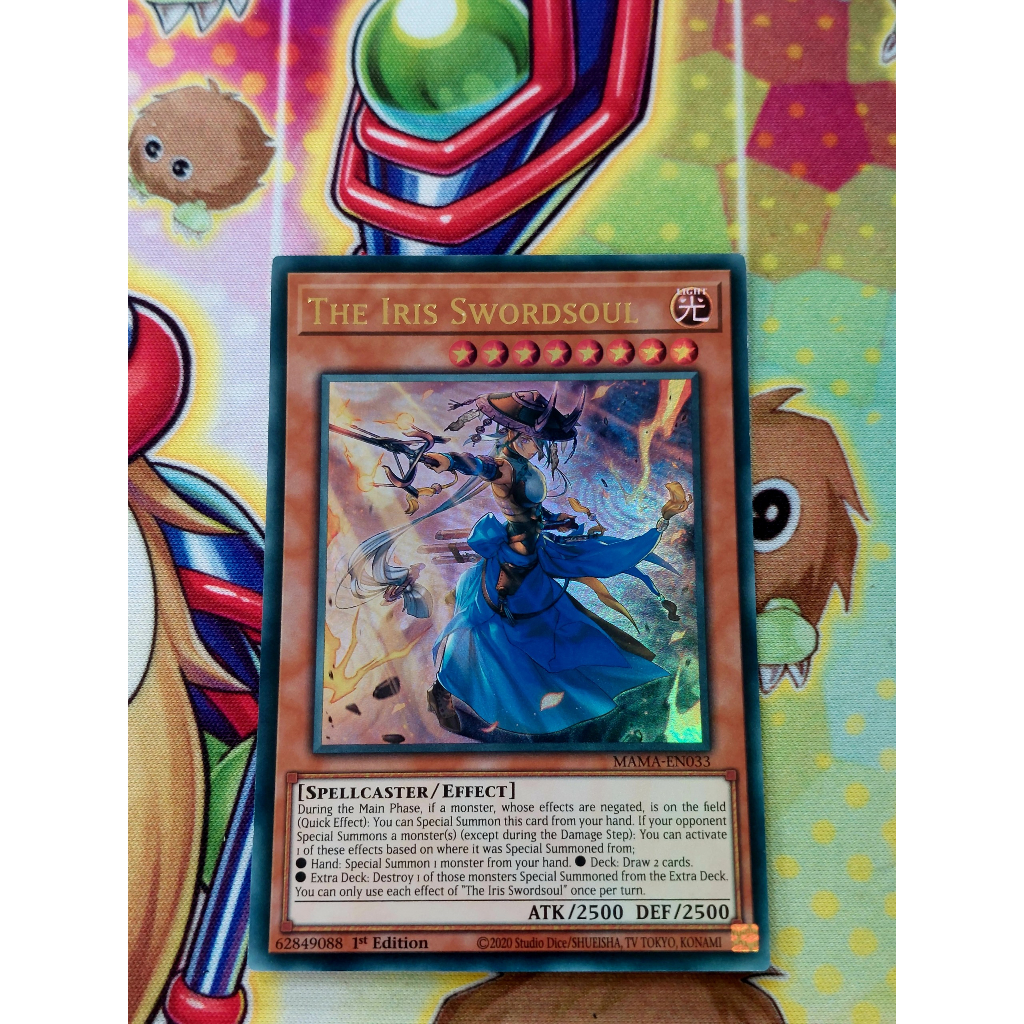 Thẻ Bài Yugioh Monster The Iris Swordsoul - MAMA-EN033 - Ultra