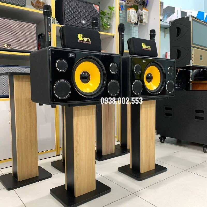 Chân Đế Để Loa Bằng Gỗ Cao 80cm