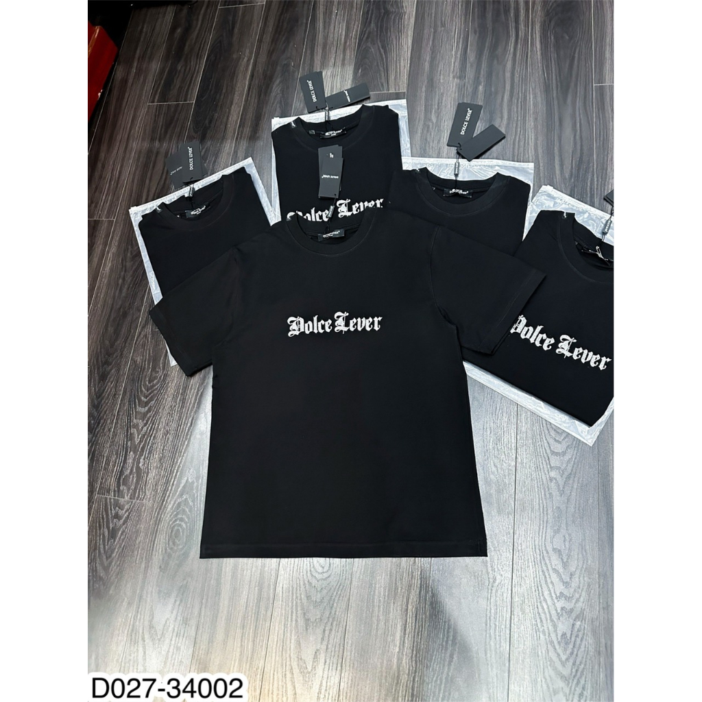 Áo Phông Nam Dolce Lever Chữ Nhũ Hàng Fullbox Siêu Đẹp - Áo Thun Nam Dolce Cực Chất