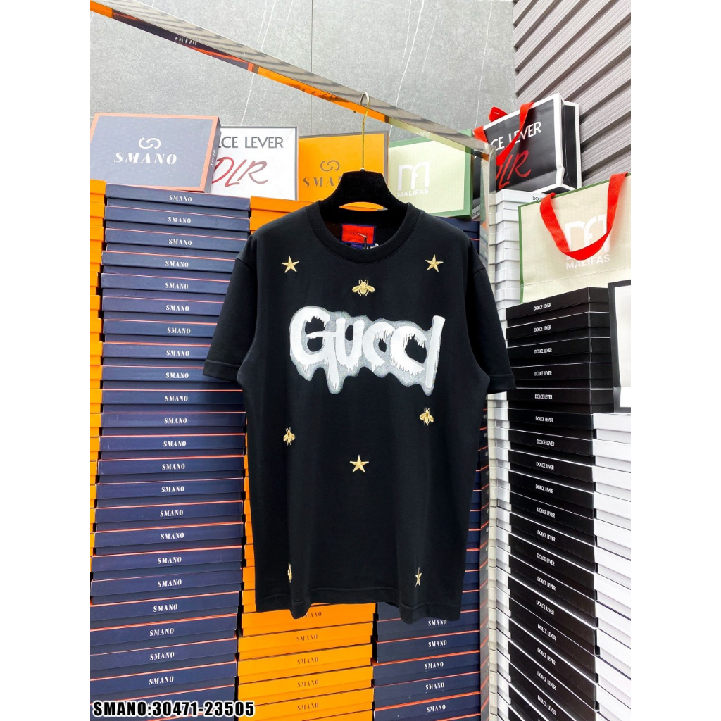 Áo Phông Nam G.C Thêu Hình Ong Màu Sắc Siêu Đẹp - Áo Thun Nam G.C Hàng Cao Cấp