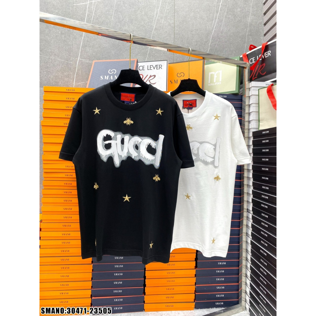 Áo Phông Nam G.C Thêu Hình Ong Màu Sắc Siêu Đẹp - Áo Thun Nam G.C Hàng Cao Cấp