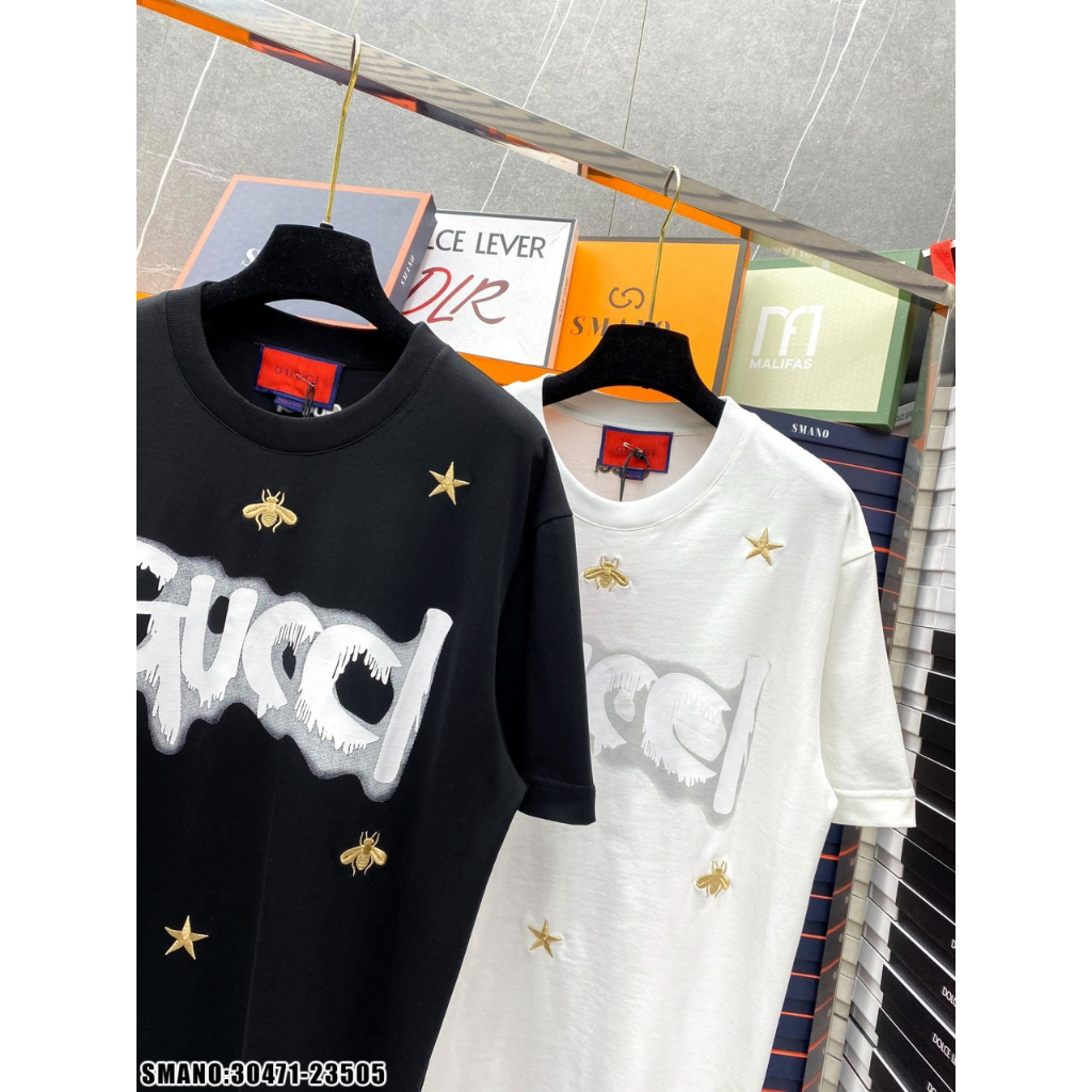 Áo Phông Nam G.C Thêu Hình Ong Màu Sắc Siêu Đẹp - Áo Thun Nam G.C Hàng Cao Cấp