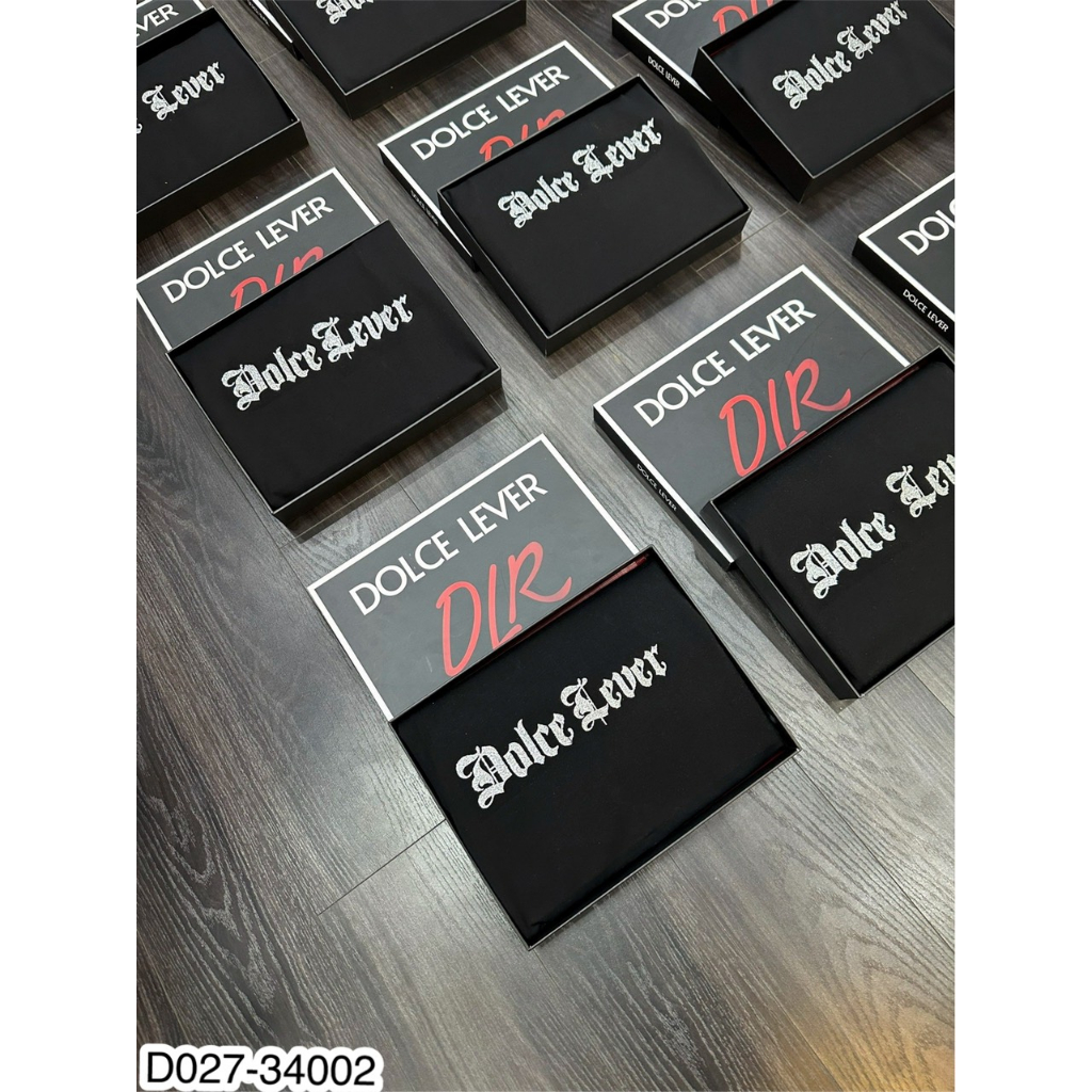 Áo Phông Nam Dolce Lever Chữ Nhũ Hàng Fullbox Siêu Đẹp - Áo Thun Nam Dolce Cực Chất